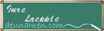 Imre Laepple Visitenkarte